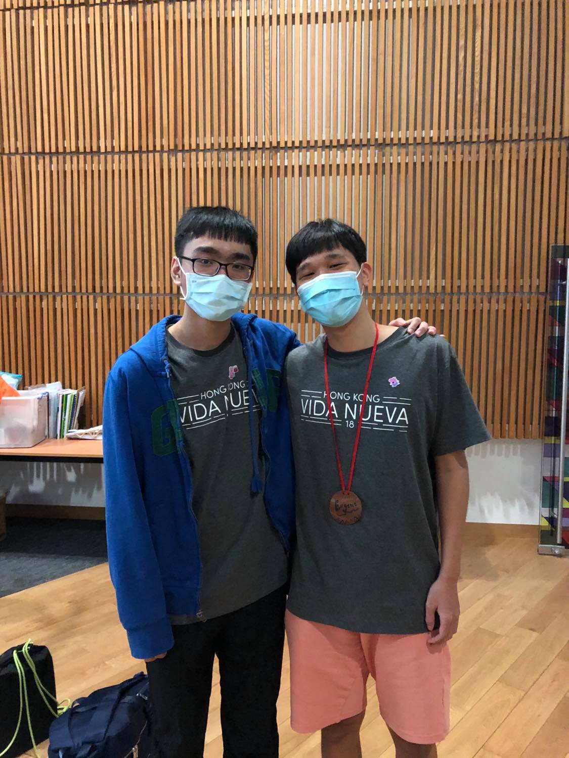 Samuel and Eugene at graduation